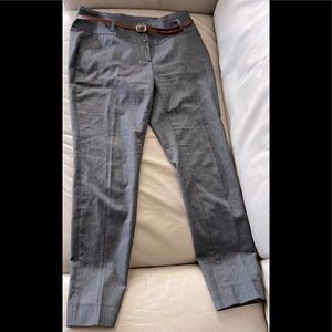 Grey Mexx trousers, UK 8 size, with belt (also selling matching blazer)